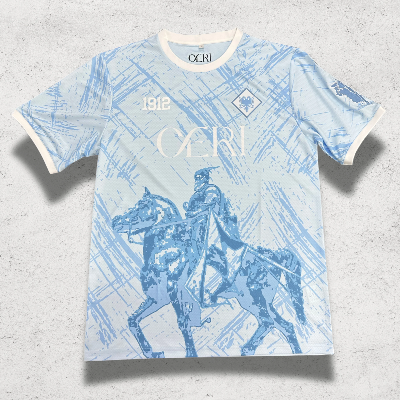 🇦🇱 Albanian “Skanderbeg” Jersey in Blue — Limited Edition