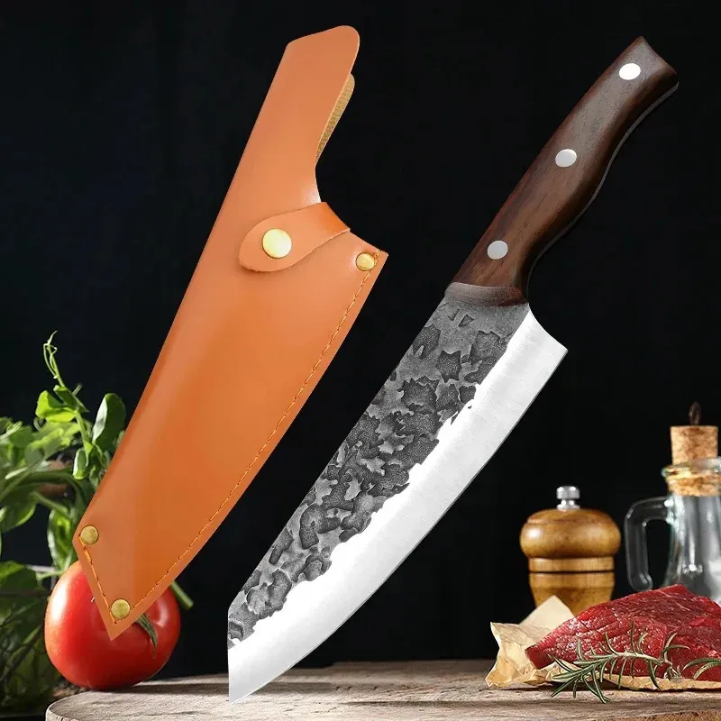 Japanese Chef’s Knife – Stainless Steel Butcher Knife for Meat, Fish & Vegetables- Iberi shop™