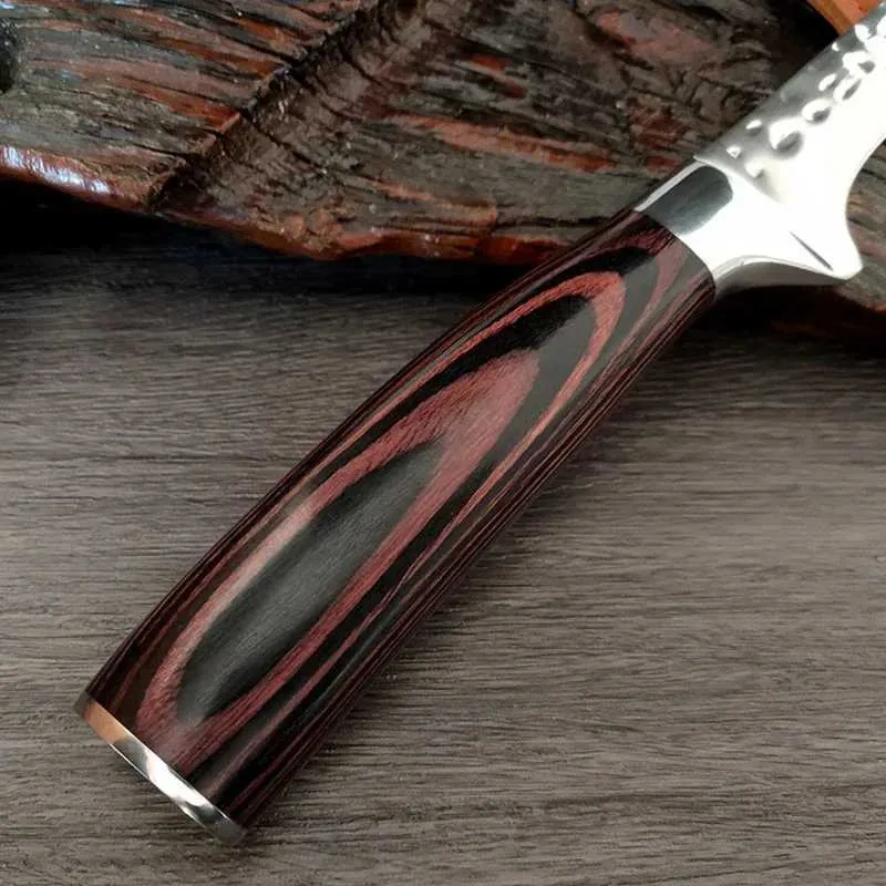 Professional Hand-Forged Boning & Fillet Knife – Chef Butcher Tool for Meat & Fish