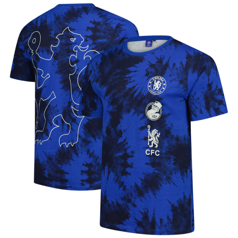 Chelsea Sport Design Sweden Relaxed Time Out Tie-Dye T-Shirt - Royal