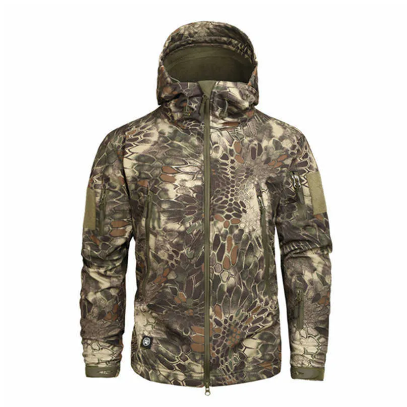 Men's Hiking Army Jackets Men Camouflage Autumn Winter Skin Soft Shell Waterproof Jacket Windbreaker For Hunting Camping -Iberi Shop™