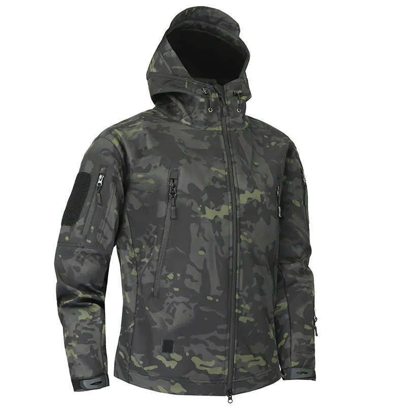Men's Hiking Army Jackets Men Camouflage Autumn Winter Skin Soft Shell Waterproof Jacket Windbreaker For Hunting Camping -Iberi Shop™