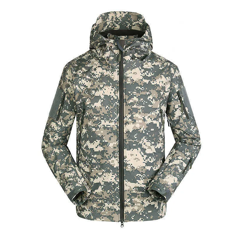 Men's Hiking Army Jackets Men Camouflage Autumn Winter Skin Soft Shell Waterproof Jacket Windbreaker For Hunting Camping -Iberi Shop™