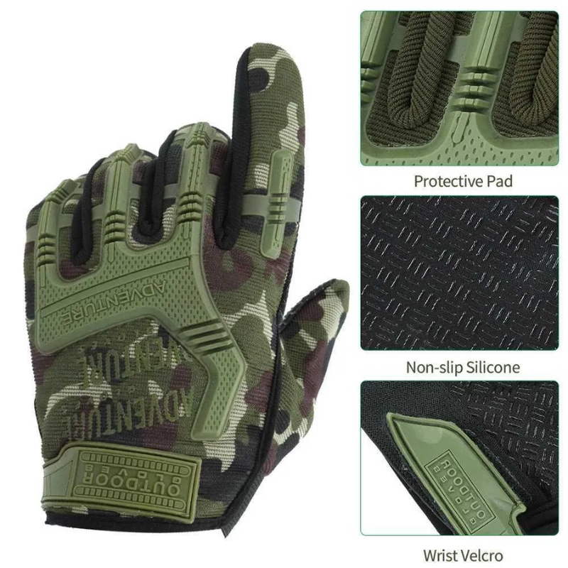 Tactical Gloves Men Full Finger Gloves Shooting Airsoft Combat Hunting Hiking Gloves Outdoor -Iberi Shop™