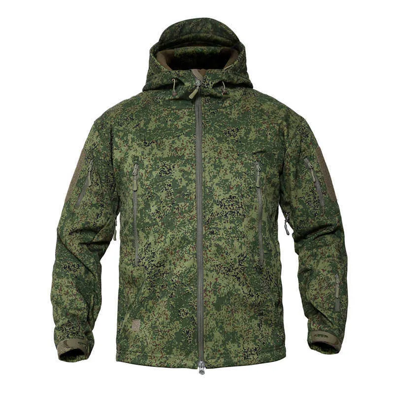 Men's Hiking Army Jackets Men Camouflage Autumn Winter Skin Soft Shell Waterproof Jacket Windbreaker For Hunting Camping -Iberi Shop™