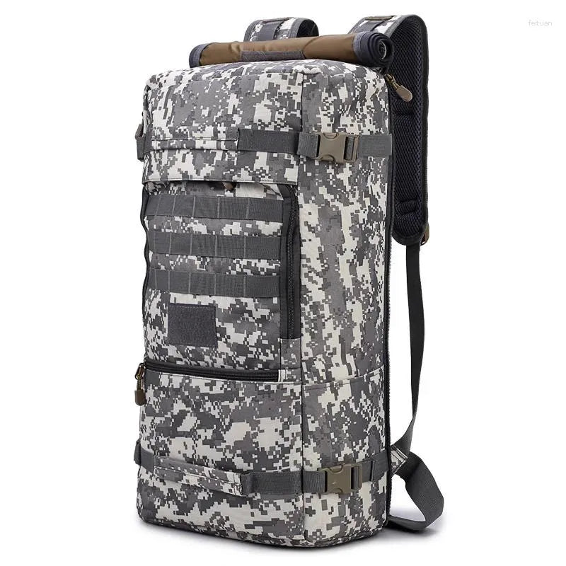 Backpack 55L Waterproof Camouflage Tactical Men's Army Backpacks Camping Hunting Outdoor -Iberi Shop™