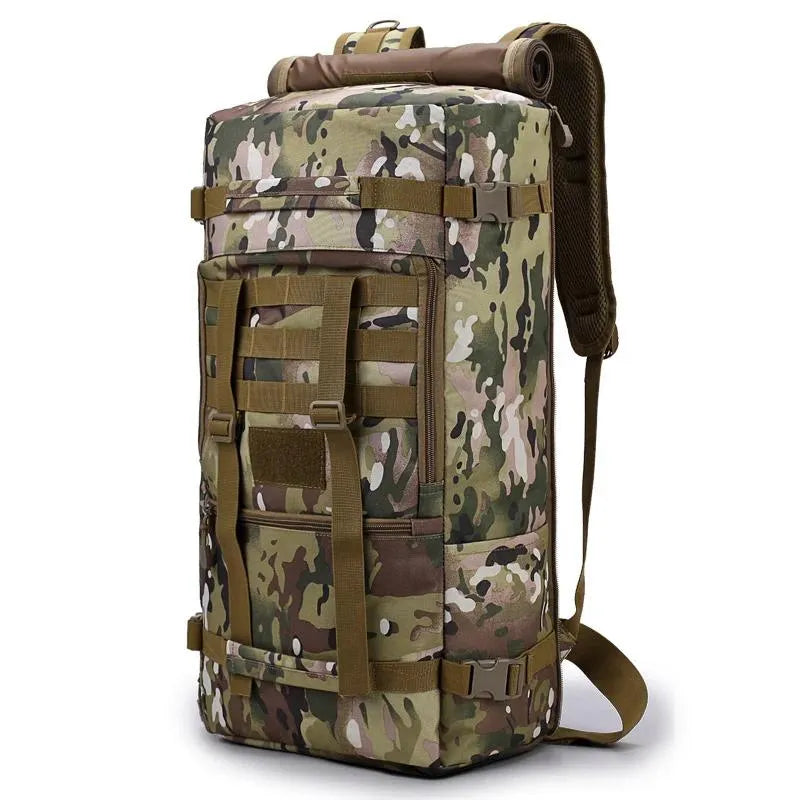 Backpack 55L Waterproof Camouflage Tactical Men's Army Backpacks Camping Hunting Outdoor -Iberi Shop™
