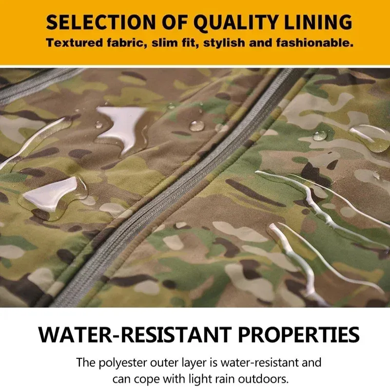 jacket mens army  tactical warm windproof cotton For Hunting - Iberi Shop™