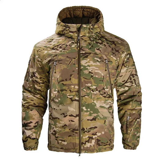 jacket mens army tactical warm windproof cotton For Hunting - Iberi Shop™