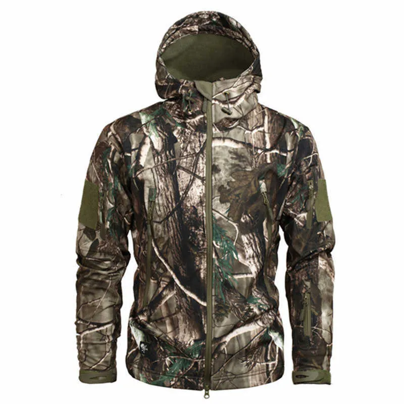 Men's Hiking Army Jackets Men Camouflage Autumn Winter Skin Soft Shell Waterproof Jacket Windbreaker For Hunting Camping -Iberi Shop™