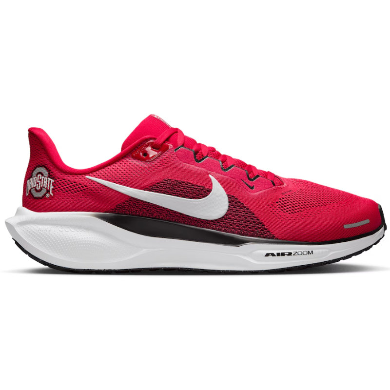 Ohio State Buckeyes Nike Unisex Zoom Pegasus 41 Running Shoes - Scarlet