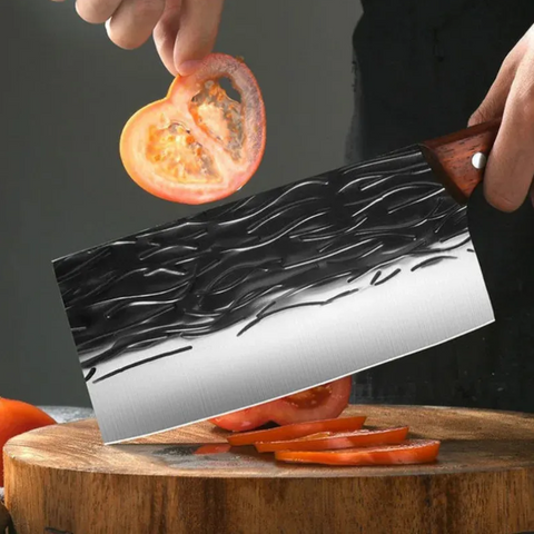 PLYS Hand-Forged Stainless Steel Kitchen Knives – Sharp Meat & Slicing Blades