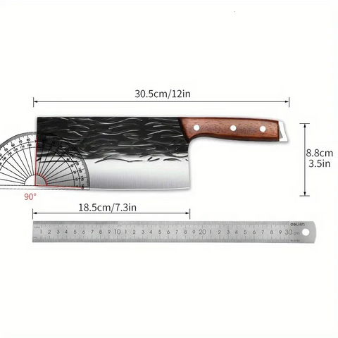 PLYS Hand-Forged Stainless Steel Kitchen Knives – Sharp Meat & Slicing Blades