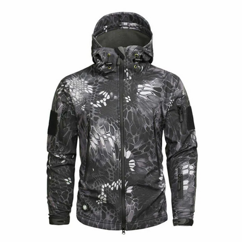 Men's Hiking Army Jackets Men Camouflage Autumn Winter Skin Soft Shell Waterproof Jacket Windbreaker For Hunting Camping -Iberi Shop™