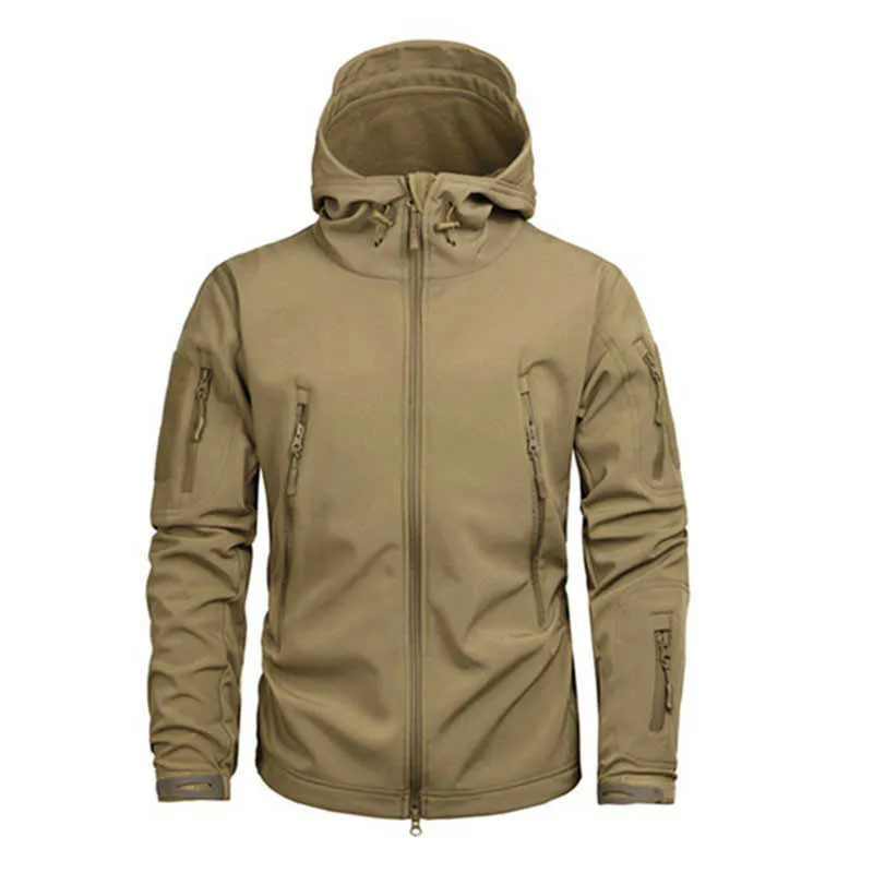 Men's Hiking Army Jackets Men Camouflage Autumn Winter Skin Soft Shell Waterproof Jacket Windbreaker For Hunting Camping -Iberi Shop™