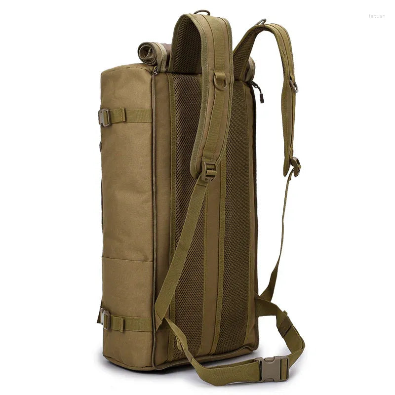 Backpack 55L Waterproof Camouflage Tactical Men's Army Backpacks Camping Hunting Outdoor -Iberi Shop™