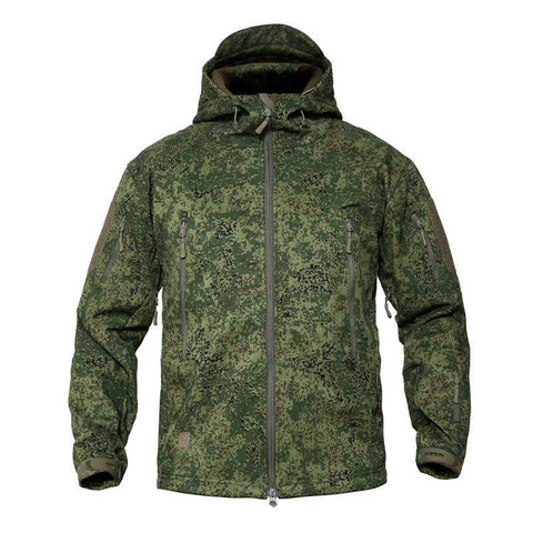 Men's Hiking Army Jackets Men Camouflage Autumn Winter Skin Soft Shell Waterproof Jacket Windbreaker For Hunting Camping -Iberi Shop™